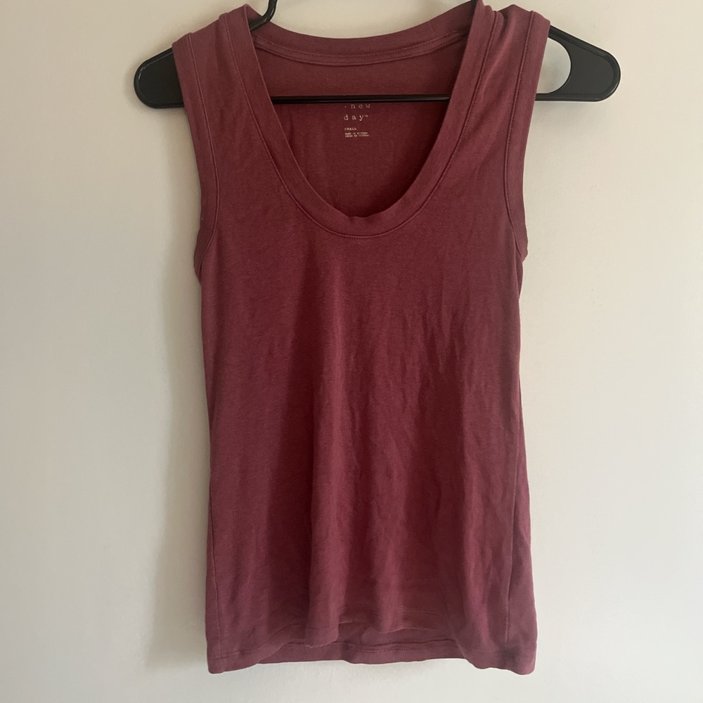 a new day Women's Tank Top in Deep Red